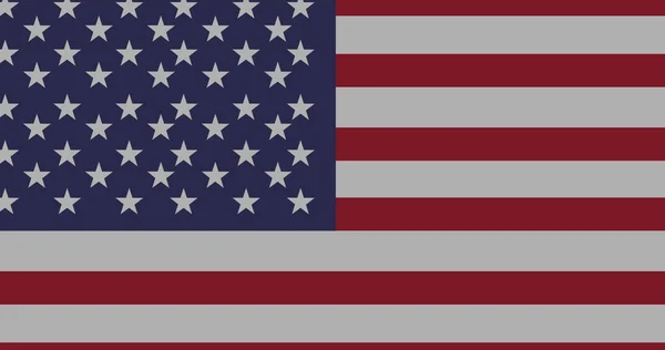 Afbeelding Van Amerikaanse Vlag Ster Met Statistische Verwerking Amerikaans Patriottisme — Stockfoto