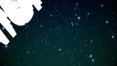 Siyah arkaplanda yüksek skorlu metin ve noktaların animasyonu. Sosyal medya ve iletişim arayüzü kavramı dijital olarak oluşturulmuş video.