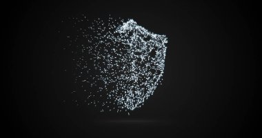 Kalkan veri güvenliğinin dijital kavramsal görüntüsü