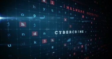 Çevrimiçi dolandırıcılık için dijital uyarı işaretinin kavramsal görüntüsü