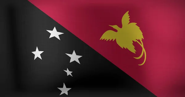 Image Waving Flag New Guinea Patriotism Flag World Concept Digitally — Stock Photo, Image