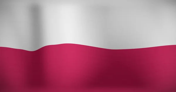 Imagen Ondear Bandera Polonia Patriotismo Bandera Del Mundo Concepto Imagen —  Fotos de Stock