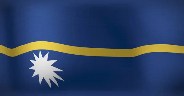 Imagem Acenando Bandeira Nauru Patriotismo Bandeira Conceito Mundo Imagem Gerada — Fotografia de Stock