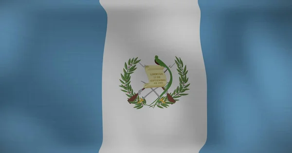 Bild Des Fahnenschwenkens Von Guatemala Patriotismus Und Flagge Der Welt — Stockfoto