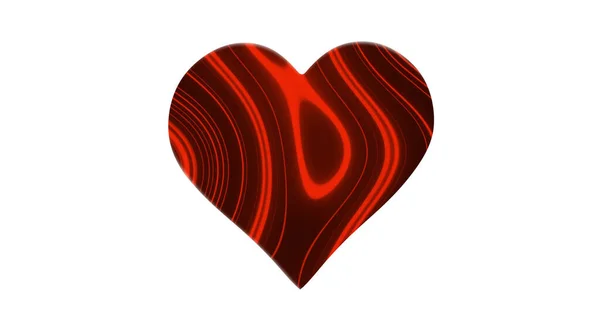 Bild Des Sich Ändernden Roten Hintergrundes Über Herzformen Loch Weißer — Stockfoto