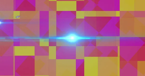 Εικόνα Από Φώτα Και Σχήματα Φόντο Πολύχρωμα Τετράγωνα Έννοια Χρώμα — Φωτογραφία Αρχείου