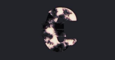 Veri işleme üzerine Avro sembolü. küresel iş, finans, bağlantılar ve dijital arayüz konsepti dijital olarak oluşturulmuş görüntü.