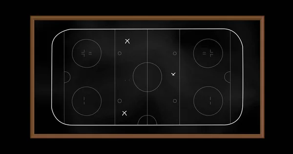 Bild Des Spielplans Auf Der Tafel Sport Wettbewerb Unterhaltung Und — Stockfoto