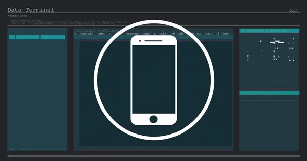 Imagen Del Procesamiento Datos Través Smartphone Negocio Global Finanzas Conexiones —  Fotos de Stock