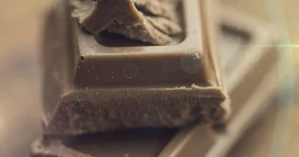 초콜릿 이미지 디저트 초콜릿 컨셉트는 디지털로 만들어 이미지 — 스톡 사진