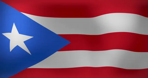 Изображение Национального Флага Пуэрто Рико Патриотизм Политика Концепция Празднования Цифровом — стоковое фото