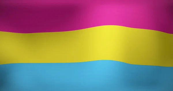 图片的Lgbt旗与色情自豪的颜色挥动 爱国主义 政治和庆祝概念数字生成的形象 — 图库照片