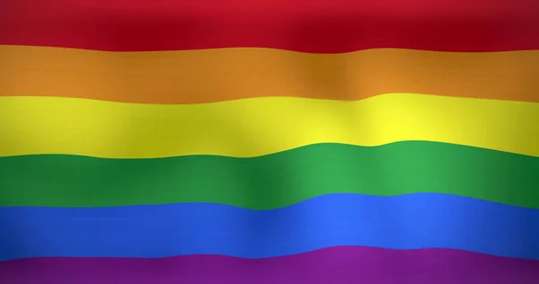 Obraz Flagi Lgbt Gejowskimi Kolorami Koncepcja Patriotyzmu Polityki Celebracji Generowana — Zdjęcie stockowe