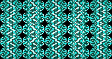 Çemberler ve yeşil tonlarda dikdörtgenler olan soyut bir arkaplan resmi. renk, desen ve hareket kavramı dijital olarak oluşturulmuş görüntü.