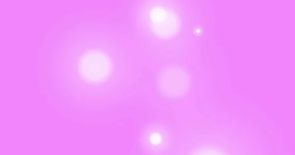 Image of light spots on pink background. global business and digital interface concept digitally generated image.