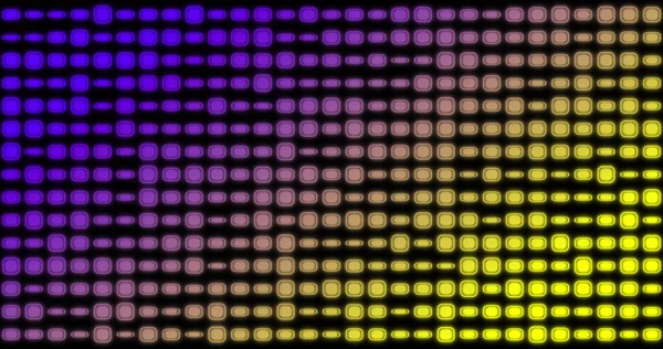 Image Changing Violet Yellow Rectangles Black Background Colour Pattern Movement — Stock Photo, Image