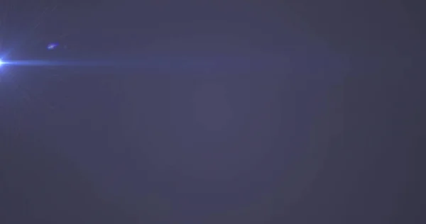 Bild Des Blauen Lichtstrahls Auf Dunkelgrauem Hintergrund Elektrotechnik Kommunikation Und — Stockfoto