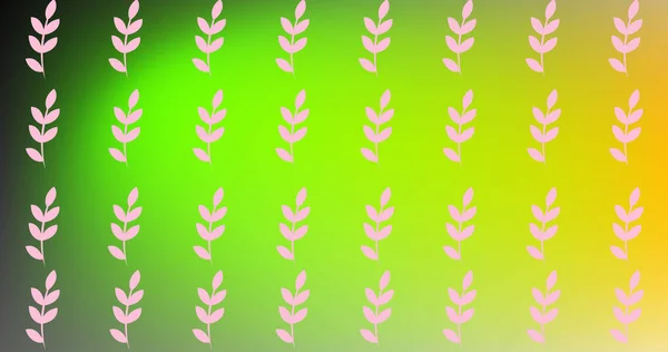 Obraz Wielu Różowych Roślin Zielonym Tle Charakter Wzór Kolor Koncepcja — Zdjęcie stockowe