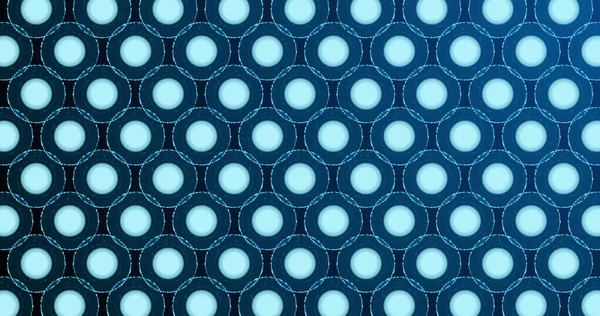 Afbeelding Van Blauwe Cellen Bewegend Zwarte Achtergrond Wetenschap Menselijke Biologie — Stockfoto