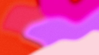 Beyaz arka planda kırmızı, pembe ve menekşe renginin canlandırılması. renk, patern ve hareket, konsept dijital olarak oluşturulmuş video.