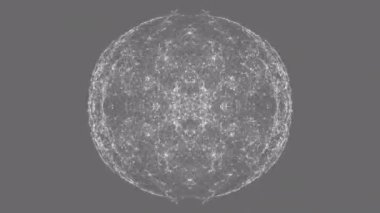 Karanlık arka planda bağlantı ağının animasyonu. küresel bağlantılar, veri işleme ve teknoloji konsepti dijital olarak oluşturulmuş video.