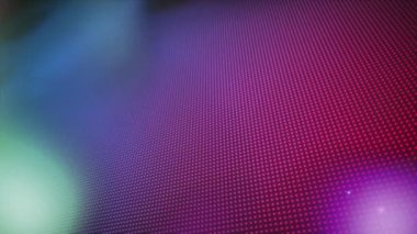 Noktaların üzerinde hareket eden renkli şekillerin animasyonu. Sosyal medya ve iletişim arayüzü kavramı dijital olarak oluşturulmuş video.