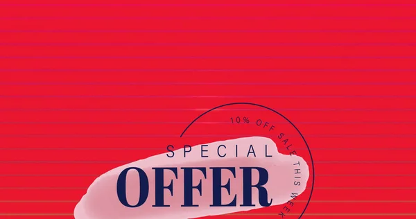 Image Colorful Circles Special Offer Text Trade Prices Promotions Sales — Stock Photo, Image