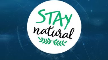 Mavi arkaplandaki veri işleme üzerinde 