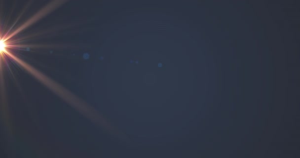 Digitale Animation Des Roten Lichtpunktes Mit Kopierraum Auf Blauem Hintergrund — Stockvideo
