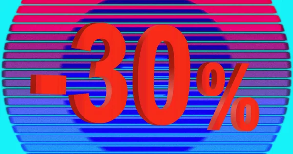 Изображение Красочных Кругов Процентов Скидки Торговля Цены Рекламные Акции Продажи — стоковое фото