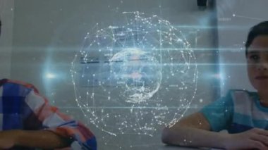 Okuldaki Asyalı öğretmenlere ve çeşitli öğrencilere karşı kurulan bir ağ küresi. Okul, eğitim ve teknoloji danışmanları