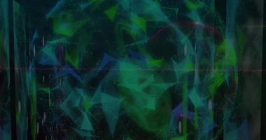 Dijital asma kilidin üzerinde parmak izli şekillerden oluşan dünyanın animasyonu. Veri işleme, dijital güvenlik kavramı dijital olarak oluşturulmuş video.