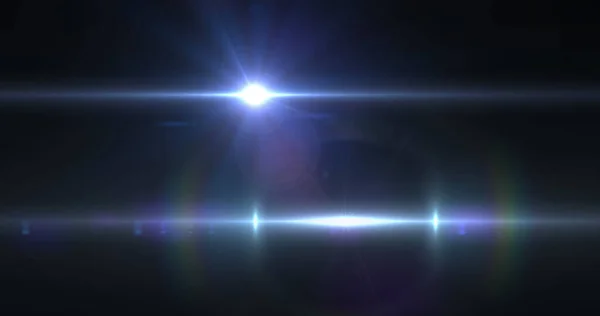 Afbeelding Van Lichten Bewegend Zwarte Achtergrond Global Science Astronomie Universum — Stockfoto