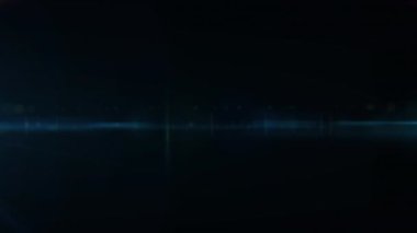 Animation of light trails moving on black background. light, pattern and movement concept digitally generated video.