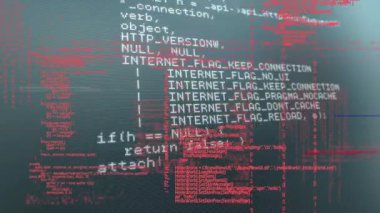 Mavi arkaplan ile veri işleme ile birden fazla ekranın dijital animasyonu. bilgisayar arayüzü ve teknoloji kavramı