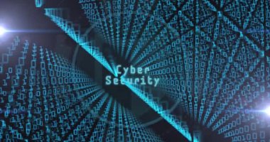 Animation of data processing and padlock over black background. Social media and digital interface concept digitally generated video.
