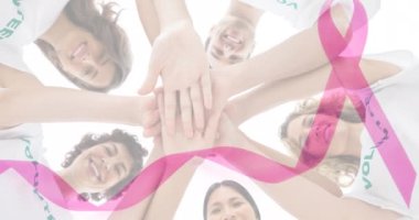 Kanser kurdelesi üzerine çeşitli gönüllü gruplarının animasyonu. Uluslararası yardım ve kutlama günü dijital olarak üretilen video konsepti.