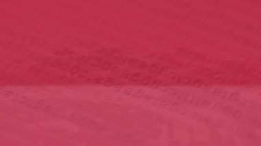 Animation of letters and cogs over mega sale text. global business and digital interface concept digitally generated video.