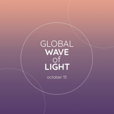 Küresel ışık dalgası ve renkli arkaplanda daireler olan 15 Ekim metni tasviri. Kopyalama alanı, karalama, hamilelik, bebek kaybı, düşük, sağlık, farkındalık ve önleme kavramı.