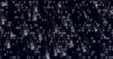 Siyah arkaplanda veri işleme resmi. küresel iş ve dijital arayüz kavramı dijital olarak oluşturulmuş görüntü.