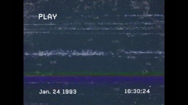 Siyah arkaplan üzerinde sayılar olan takımyıldızların üzerinde ve hatasız ekran animasyonu. küresel bağlantılar, veri işleme ve dijital arayüz konsepti dijital olarak oluşturulmuş video.