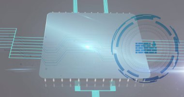 Siyah arkaplanda veri işleme üzerine duvar simgesi resmi. Sosyal medya ve dijital arayüz konsepti dijital olarak oluşturuldu.