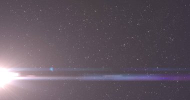 Siyah arkaplanda ışık lekeleri. Küresel iş ve dijital arayüz kavramı dijital olarak oluşturulmuş görüntü.