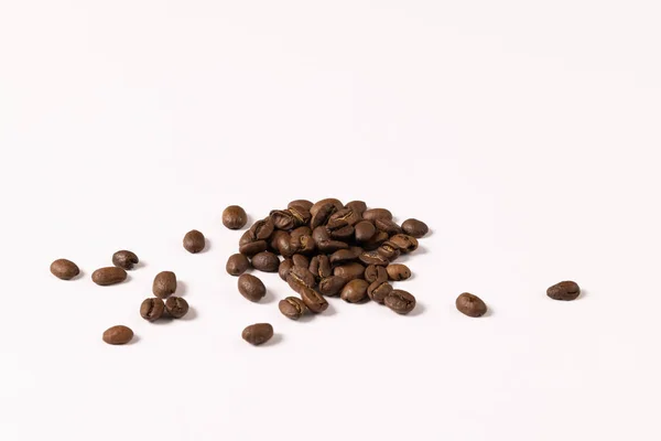 Image Pill Coffee Beans White Background Coffee Refreshment Beverages — Stockfoto