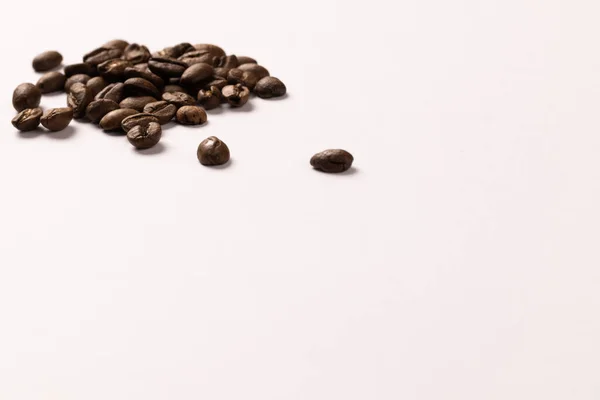 Image Pill Coffee Beans White Background Coffee Refreshment Beverages — Stockfoto