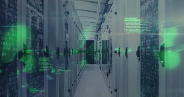 Sunucu odasında veri işleme resmi