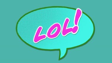 Pembe çizgiler üzerinde ezilmiş metnin animasyonu. Oyun ve eğlence konsepti dijital olarak oluşturuldu.