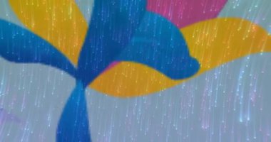 Siyah arkaplanda% 20 oranında metin ve şekillerin animasyonu. Sosyal medya ve dijital arayüz konsepti dijital olarak oluşturulmuş video.