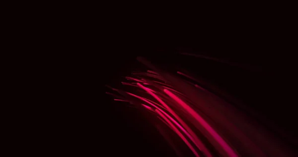 Image Light Trails Black Background Abstract Background Digital Interface Concept — Photo