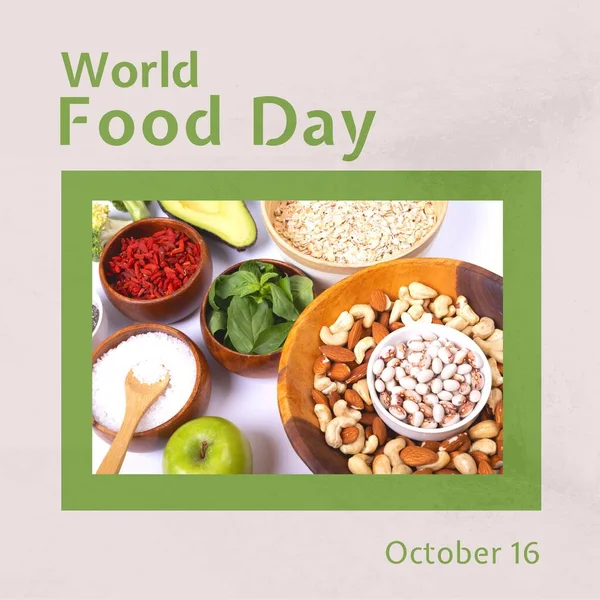 Image World Food Day Photo Bowls Diverse Food Food Nutrition — Photo